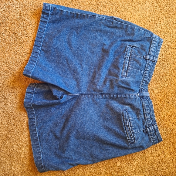 90s Sonoma Jean Co. Vintage High Rise Denim Mom Jeans Shorts Waist 29" Sz 6 😍 - Picture 4 of 6